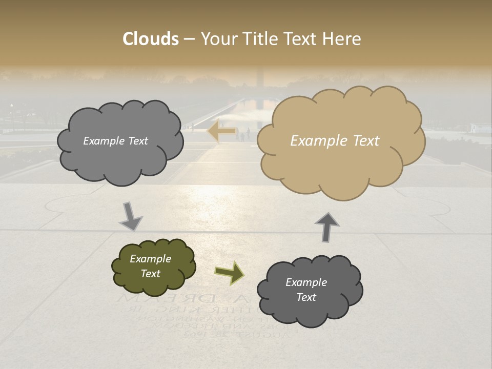 Columbia American Architecture PowerPoint Template