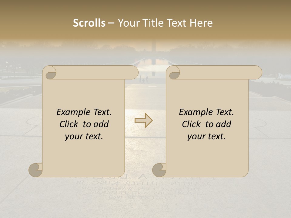 Columbia American Architecture PowerPoint Template