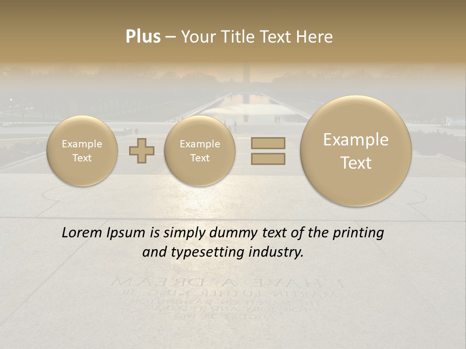 Columbia American Architecture PowerPoint Template