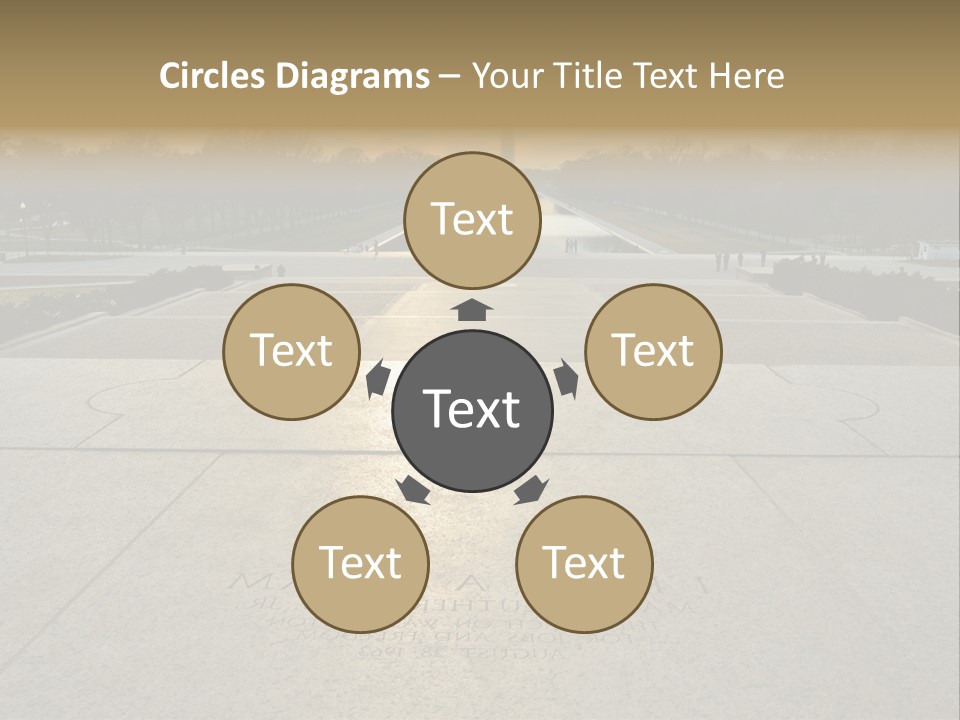 Columbia American Architecture PowerPoint Template