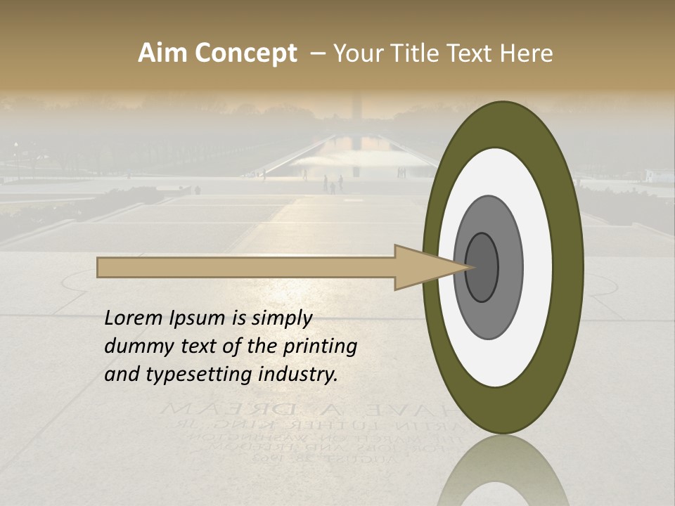 Columbia American Architecture PowerPoint Template