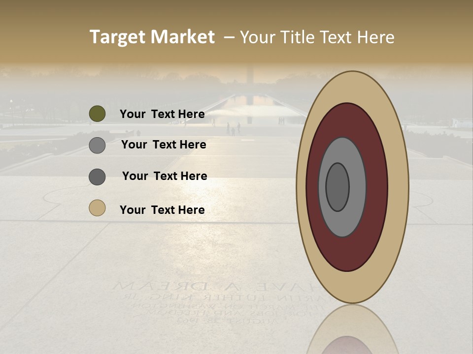 Columbia American Architecture PowerPoint Template