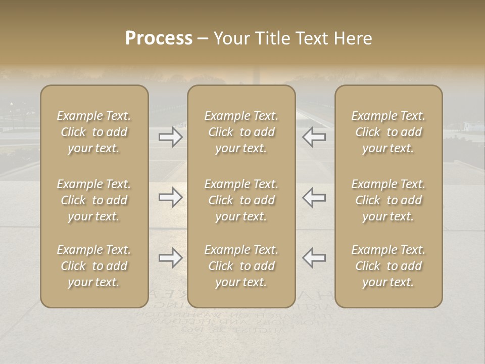 Columbia American Architecture PowerPoint Template