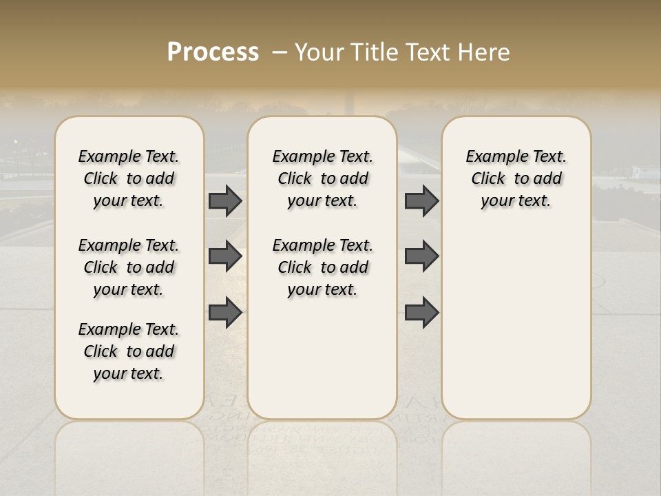 Columbia American Architecture PowerPoint Template