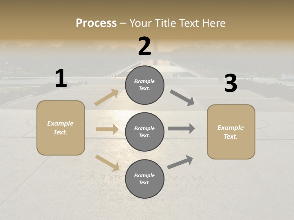 Columbia American Architecture PowerPoint Template