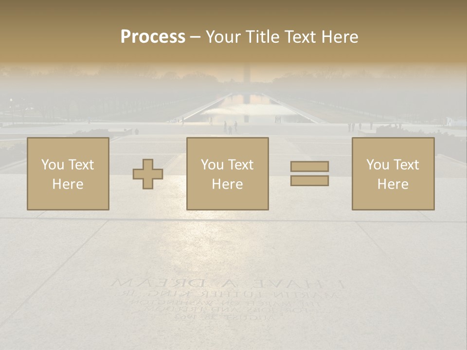 Columbia American Architecture PowerPoint Template