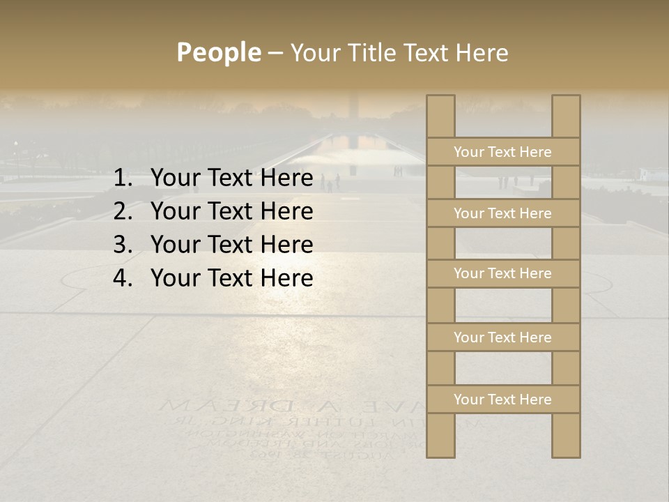 Columbia American Architecture PowerPoint Template