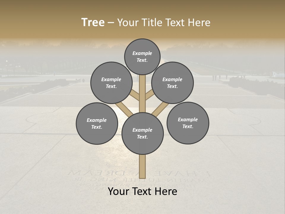 Columbia American Architecture PowerPoint Template