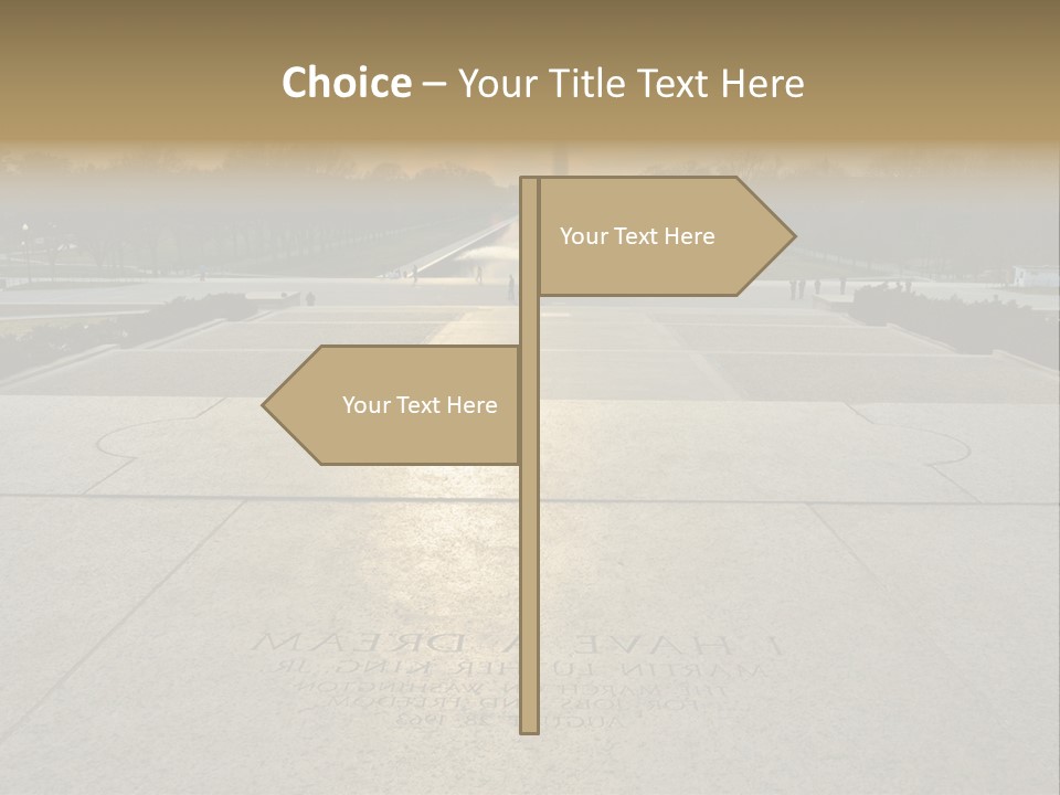Columbia American Architecture PowerPoint Template