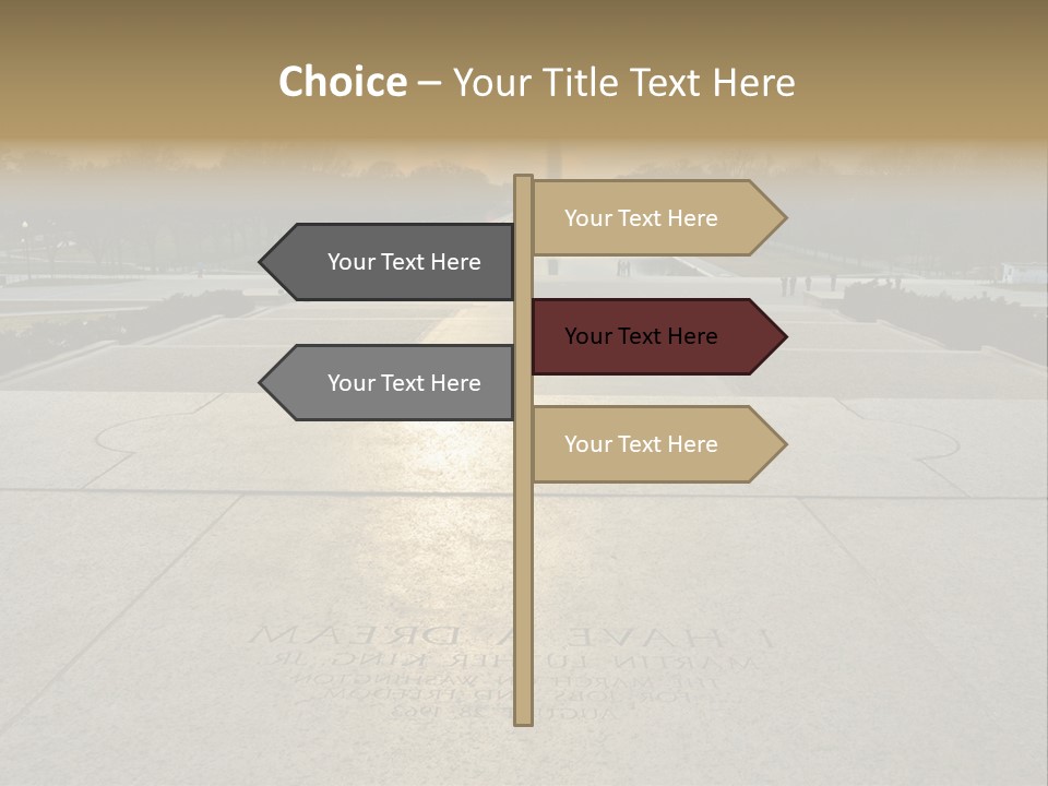 Columbia American Architecture PowerPoint Template