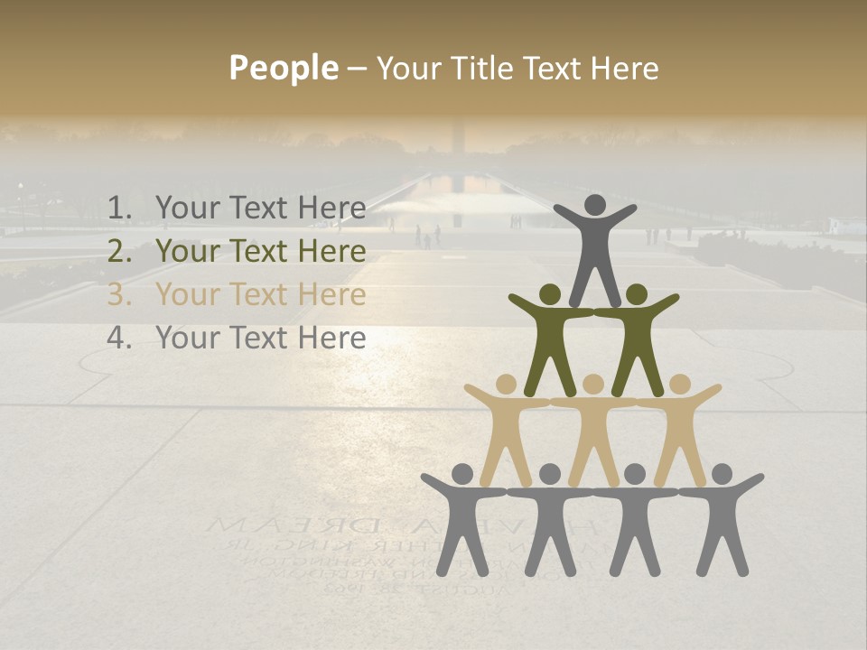 Columbia American Architecture PowerPoint Template