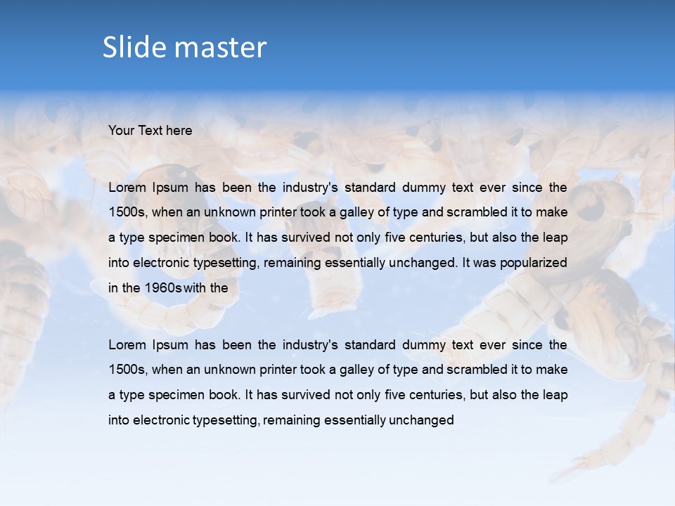 Sucking Insect Fauna PowerPoint Template