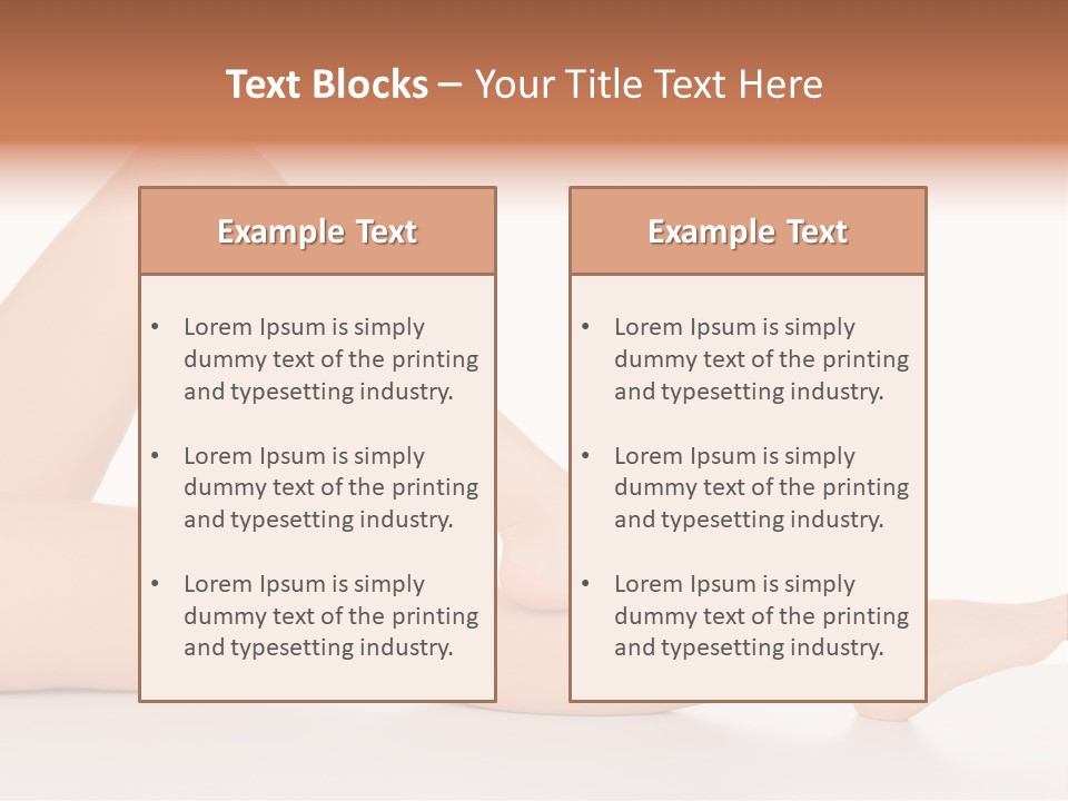 Body Health Nude PowerPoint Template