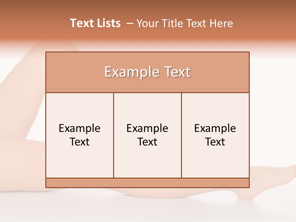 Body Health Nude PowerPoint Template