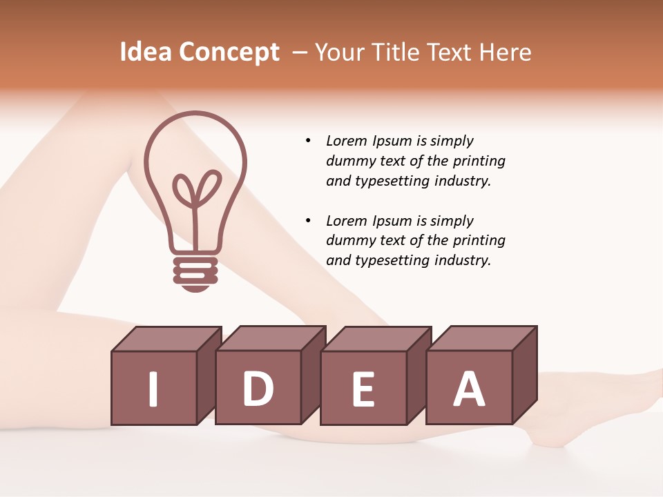 Body Health Nude PowerPoint Template