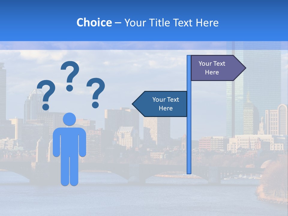 Travel Skyline Cloudy Sky PowerPoint Template