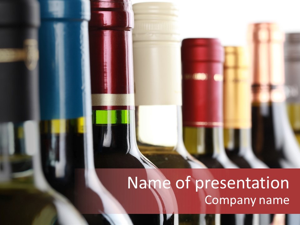 Alcohol Wine Winetasting PowerPoint Template