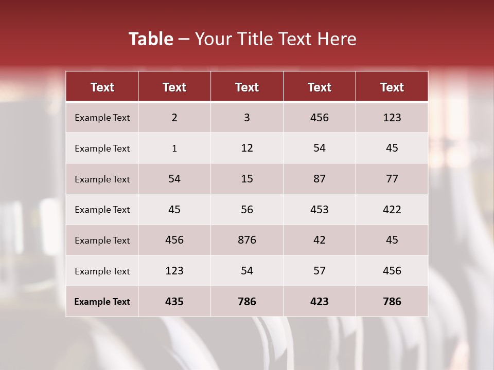 Alcohol Wine Winetasting PowerPoint Template