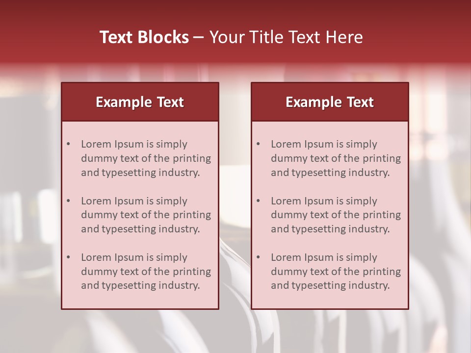 Alcohol Wine Winetasting PowerPoint Template