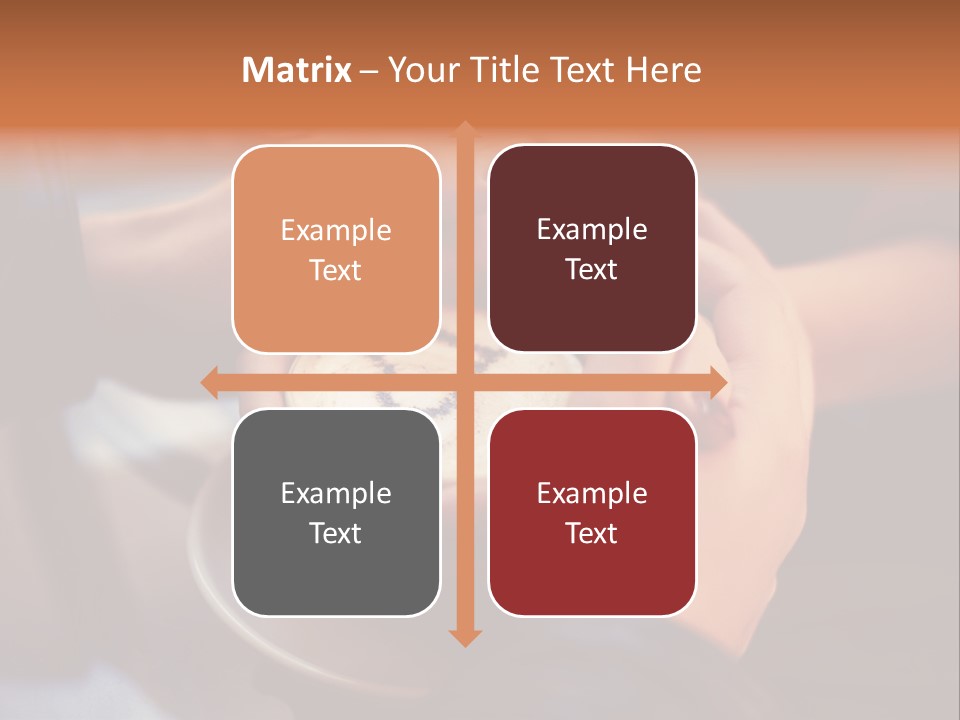 Coffeecup Breakfast Brown PowerPoint Template