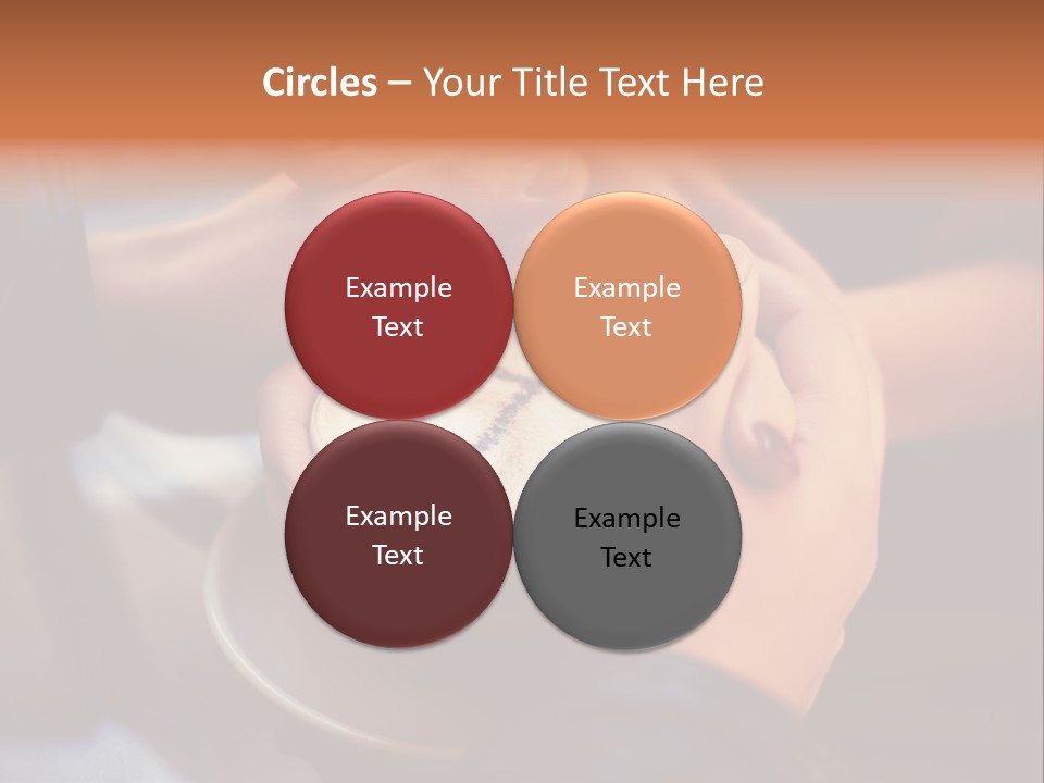 Coffeecup Breakfast Brown PowerPoint Template