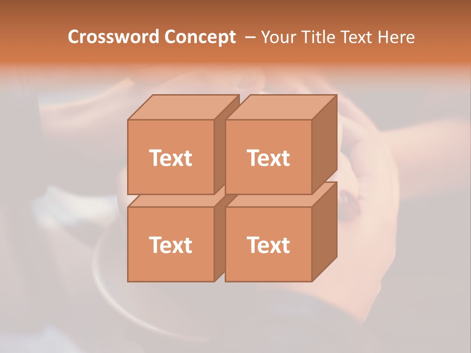 Coffeecup Breakfast Brown PowerPoint Template