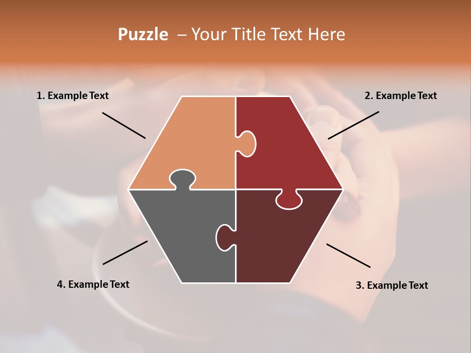 Coffeecup Breakfast Brown PowerPoint Template