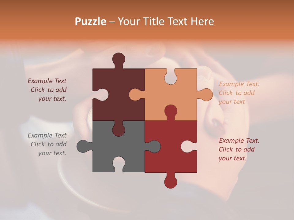 Coffeecup Breakfast Brown PowerPoint Template