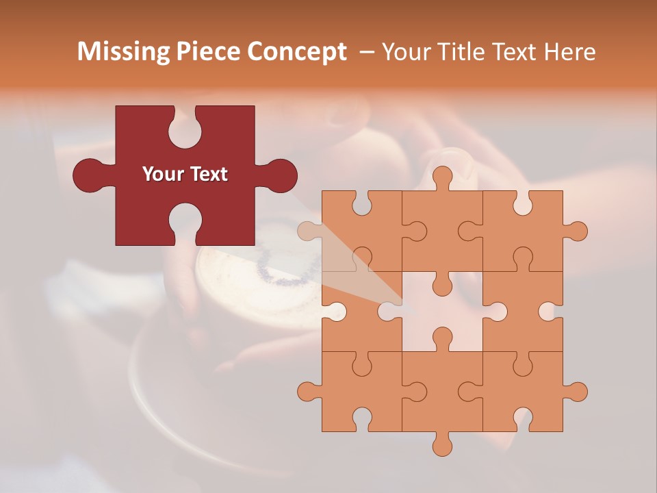 Coffeecup Breakfast Brown PowerPoint Template