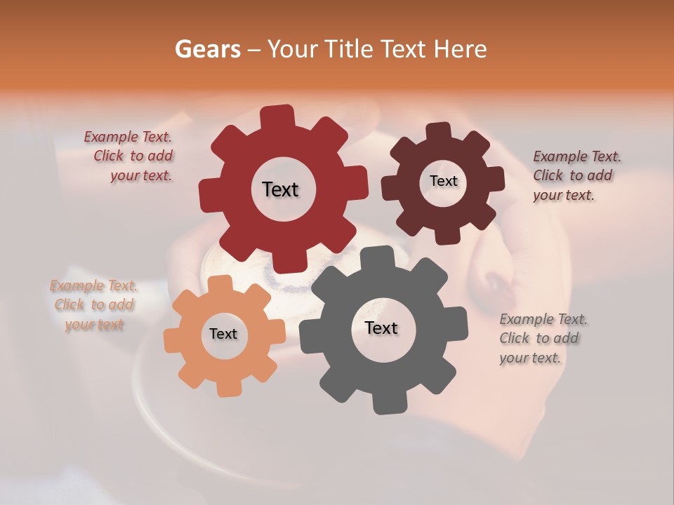 Coffeecup Breakfast Brown PowerPoint Template