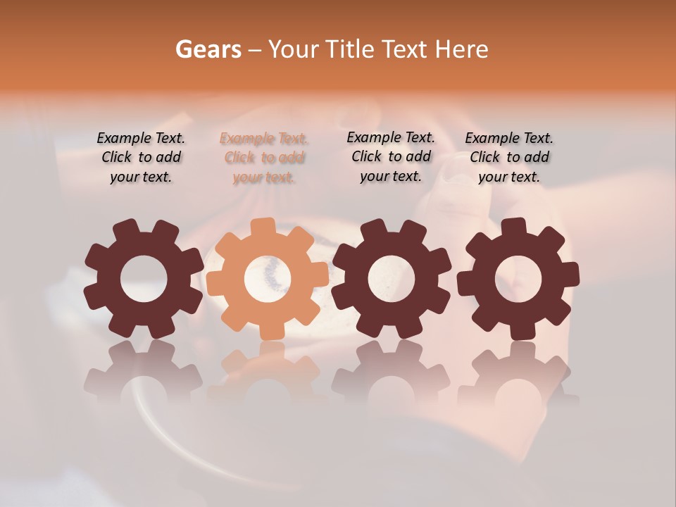 Coffeecup Breakfast Brown PowerPoint Template