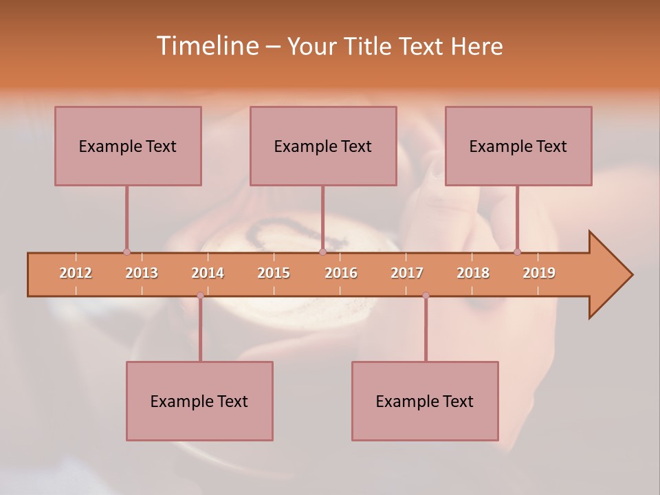 Coffeecup Breakfast Brown PowerPoint Template