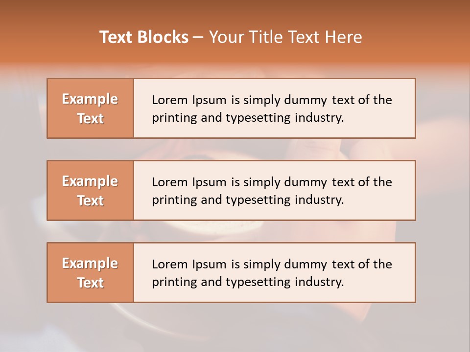 Coffeecup Breakfast Brown PowerPoint Template