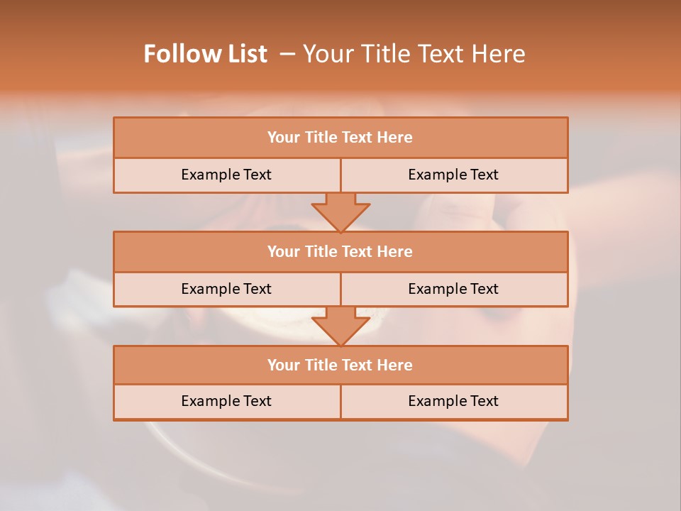 Coffeecup Breakfast Brown PowerPoint Template
