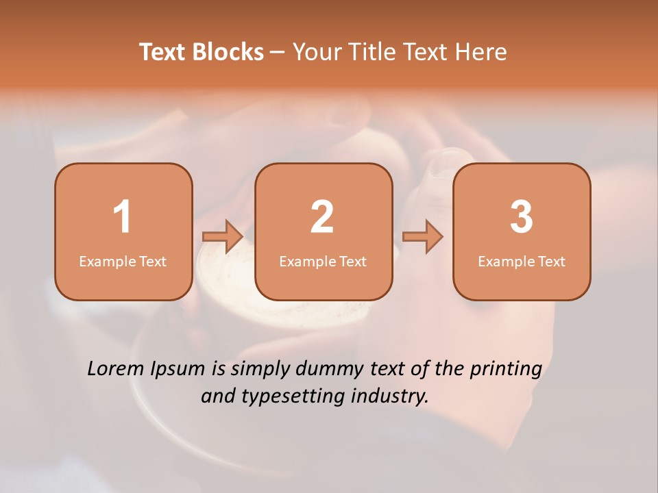 Coffeecup Breakfast Brown PowerPoint Template