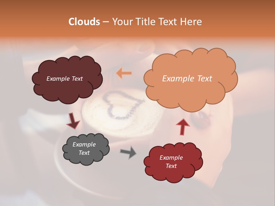 Coffeecup Breakfast Brown PowerPoint Template