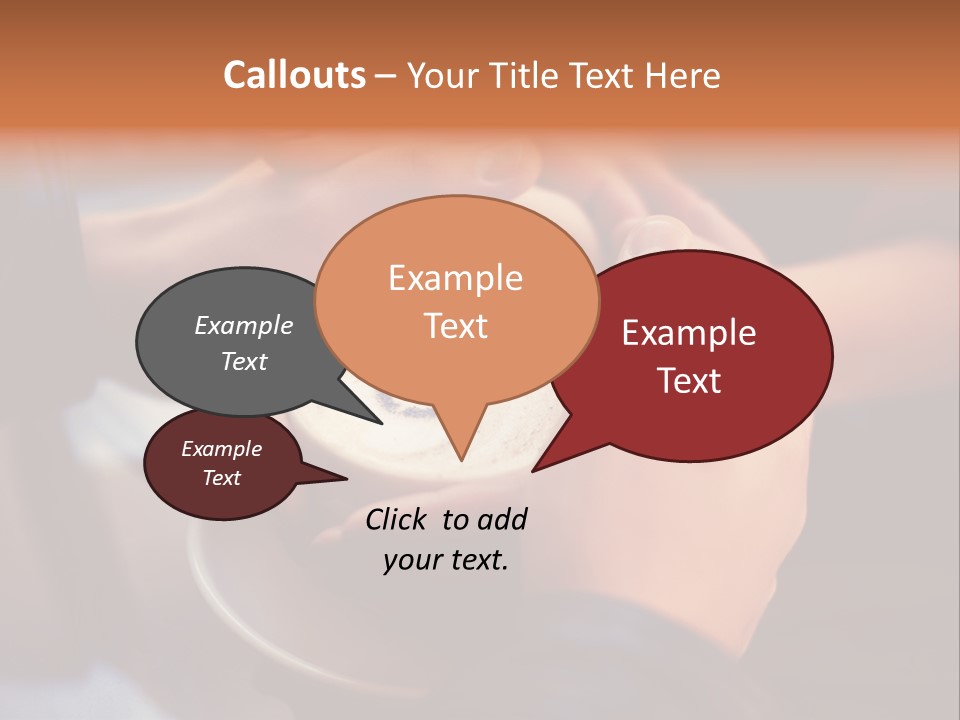 Coffeecup Breakfast Brown PowerPoint Template