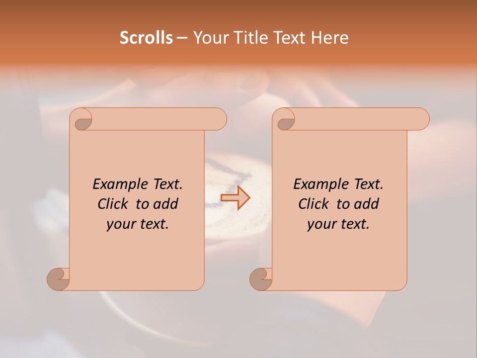 Coffeecup Breakfast Brown PowerPoint Template