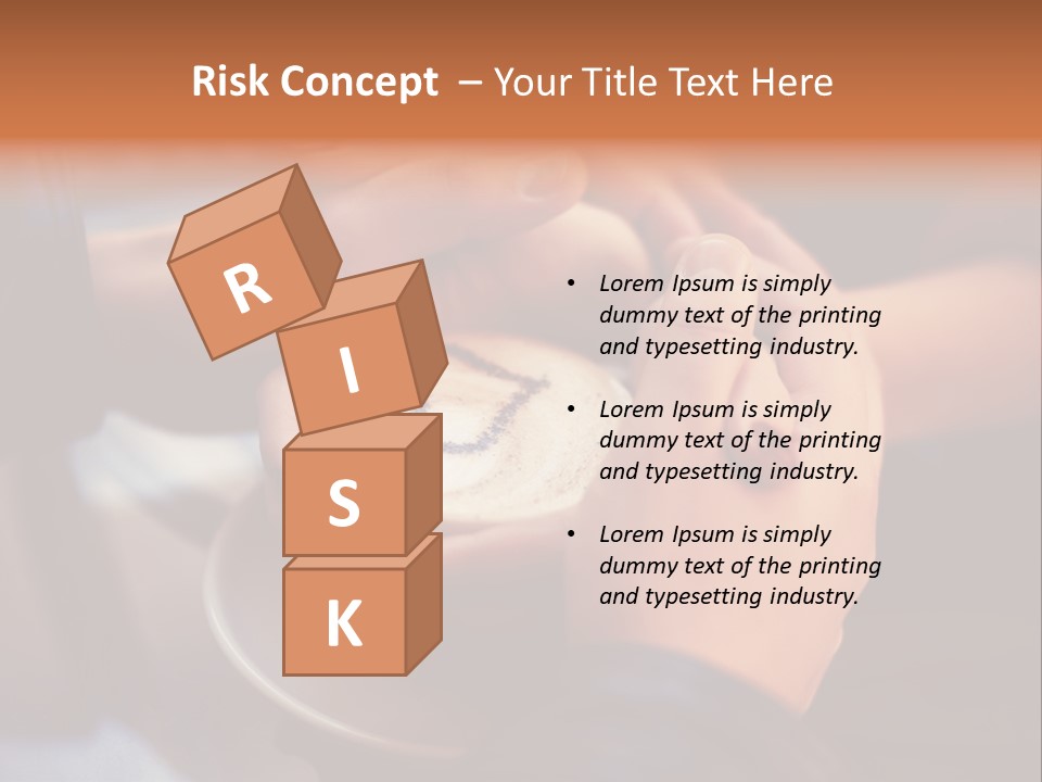 Coffeecup Breakfast Brown PowerPoint Template