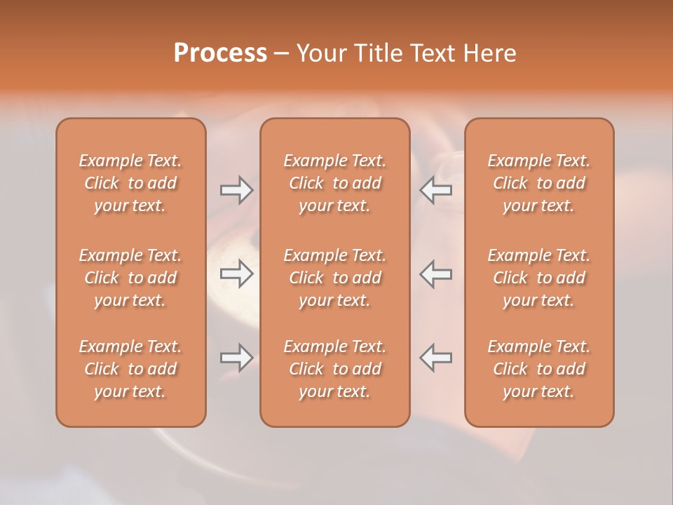 Coffeecup Breakfast Brown PowerPoint Template