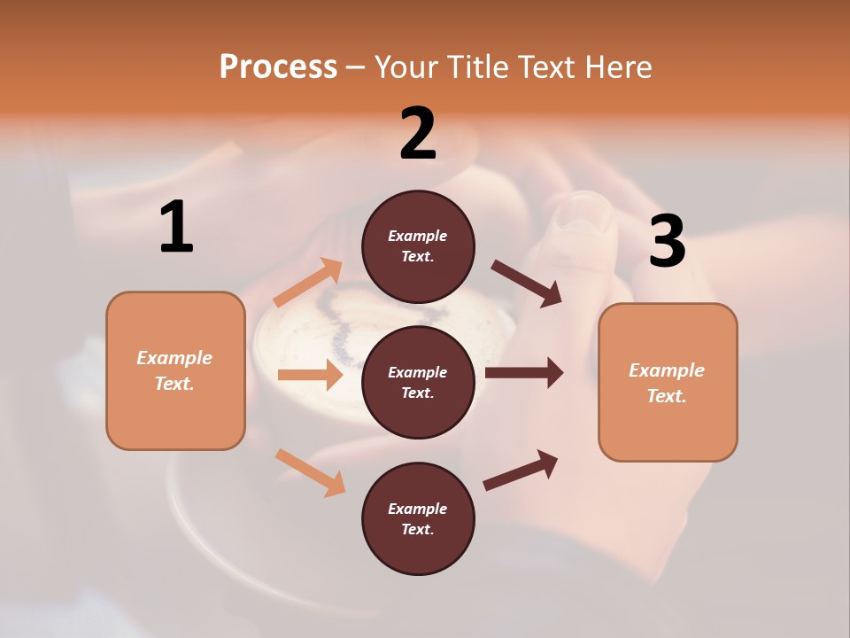Coffeecup Breakfast Brown PowerPoint Template