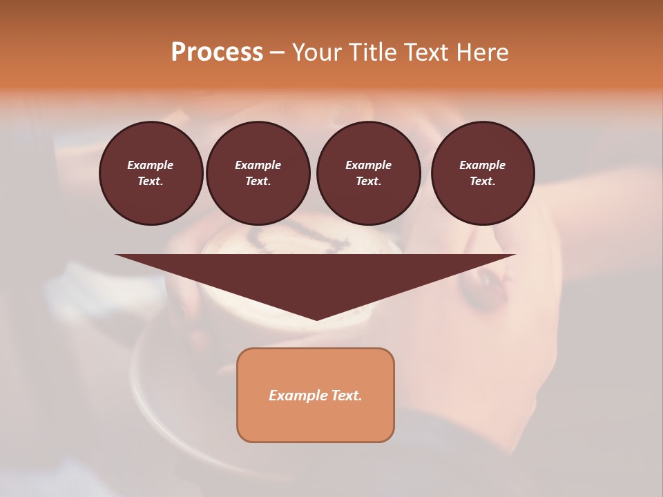 Coffeecup Breakfast Brown PowerPoint Template