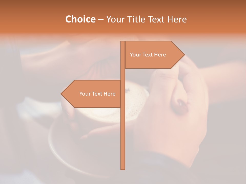 Coffeecup Breakfast Brown PowerPoint Template