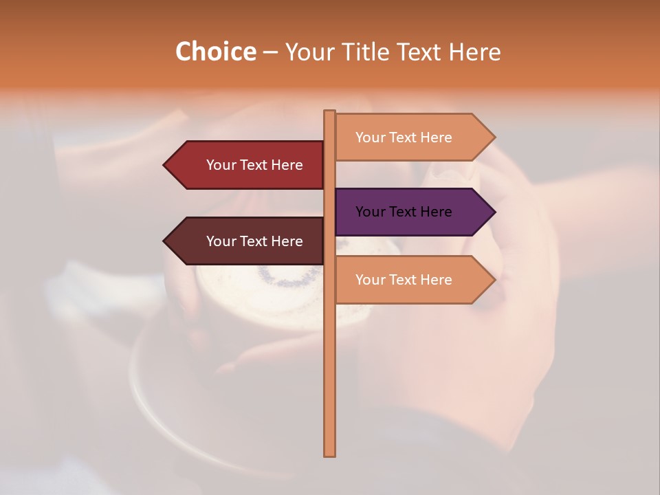 Coffeecup Breakfast Brown PowerPoint Template