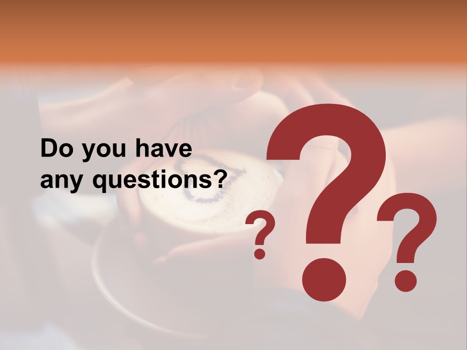 Coffeecup Breakfast Brown PowerPoint Template