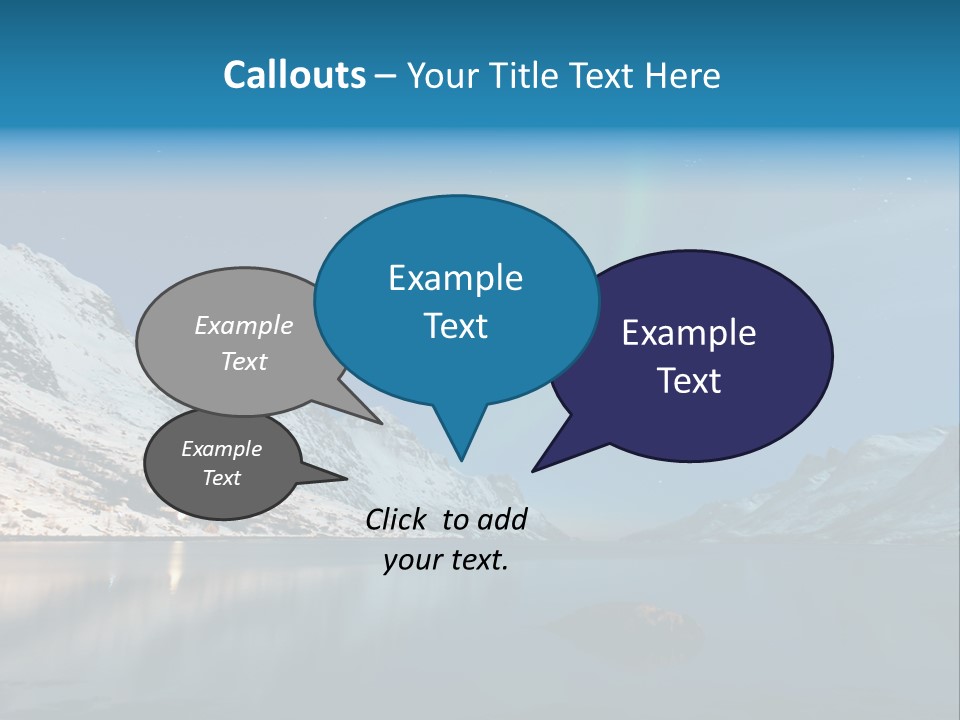 Particles Universe Green PowerPoint Template