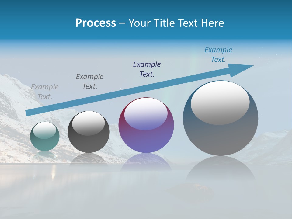 Particles Universe Green PowerPoint Template