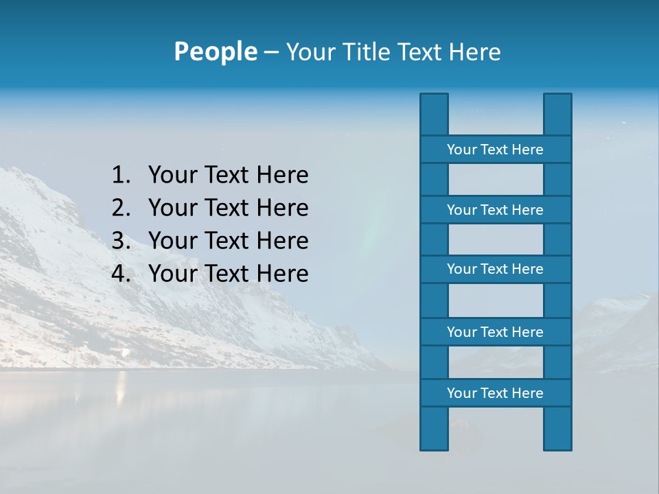 Particles Universe Green PowerPoint Template