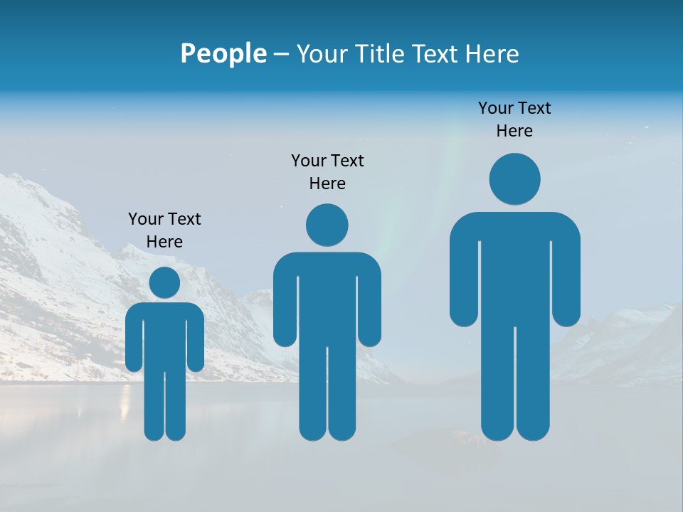 Particles Universe Green PowerPoint Template