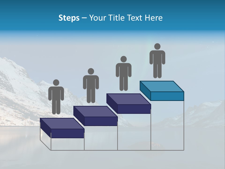 Particles Universe Green PowerPoint Template